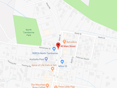 RSPCA  Op Shop North Tamborine Location Map